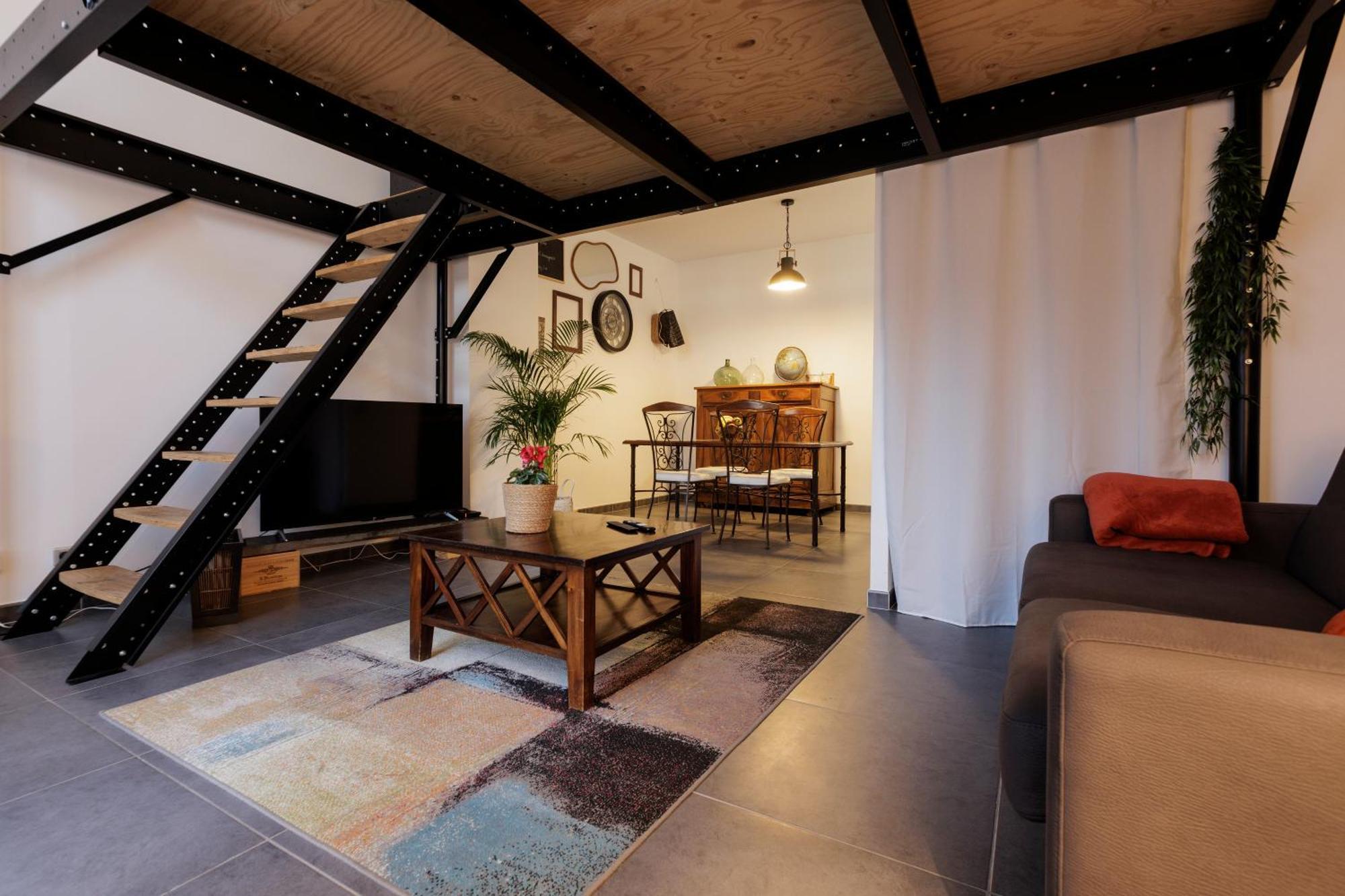 Apartment Manhattan Loft - Centre - 5 Mn A Pied Gare - Parking Prive - Patio *